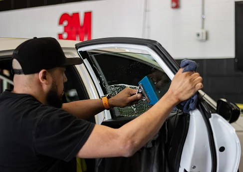 Professional auto window tinting service in The Woodlands TX by Woodlands Window Tint