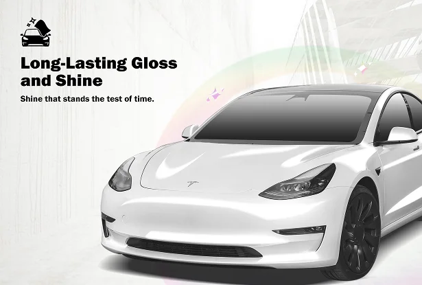 Long-lasting gloss and shine