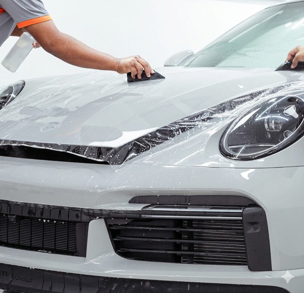 Paint protection film installation service at Woodlands Window Tint, The Woodlands TX